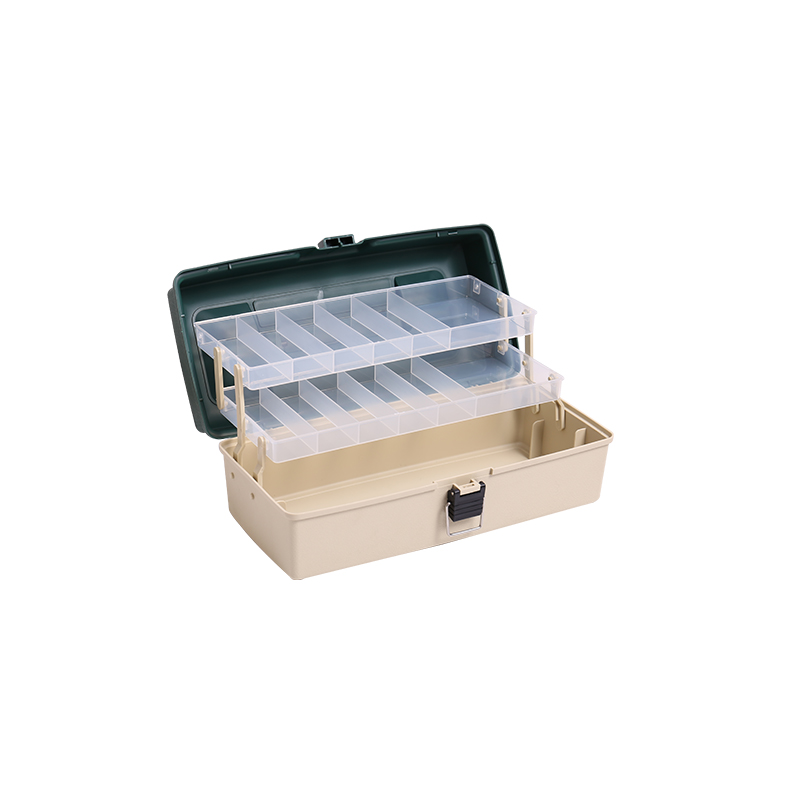 FJORD Plastic Rigid High Strength Fishing Tackle Box for Lake River Fly Fishing Accessories Lure Storage 33x16x13cm Below 20L