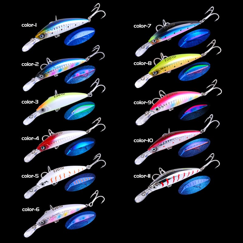 FJORD Wholesale Minnow 17g 70mm Sinking Lure Minnow Fishing Lure Heavy Minnow Lure for Boat Fishing detail 5