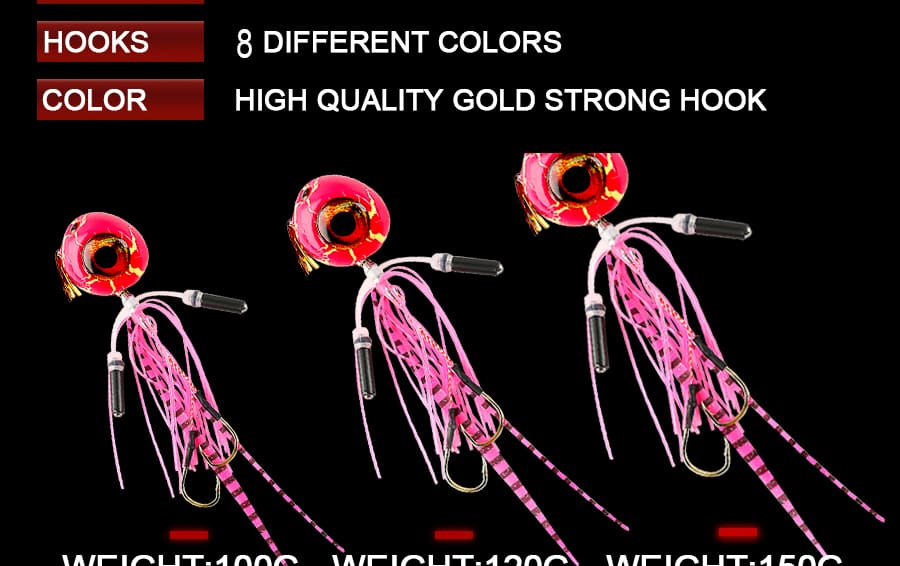 FJORD Jig Head Luminous Fishing Metal Lure Jig Fishing Lure Jig Metal 40g 60g 80g 100g 120g 150g detail 5