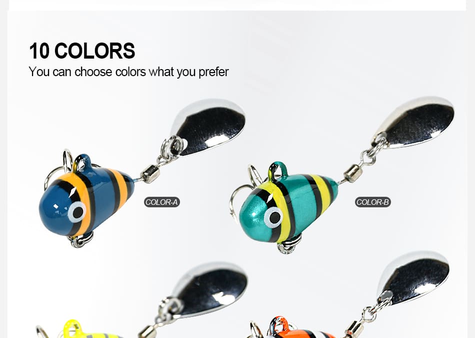 FJORD Vib Fishing Lures Mini Saltwater Lead Artificial Hard Bait Metal Vib Bait Lure Kit for Lake River & Stream detail 3