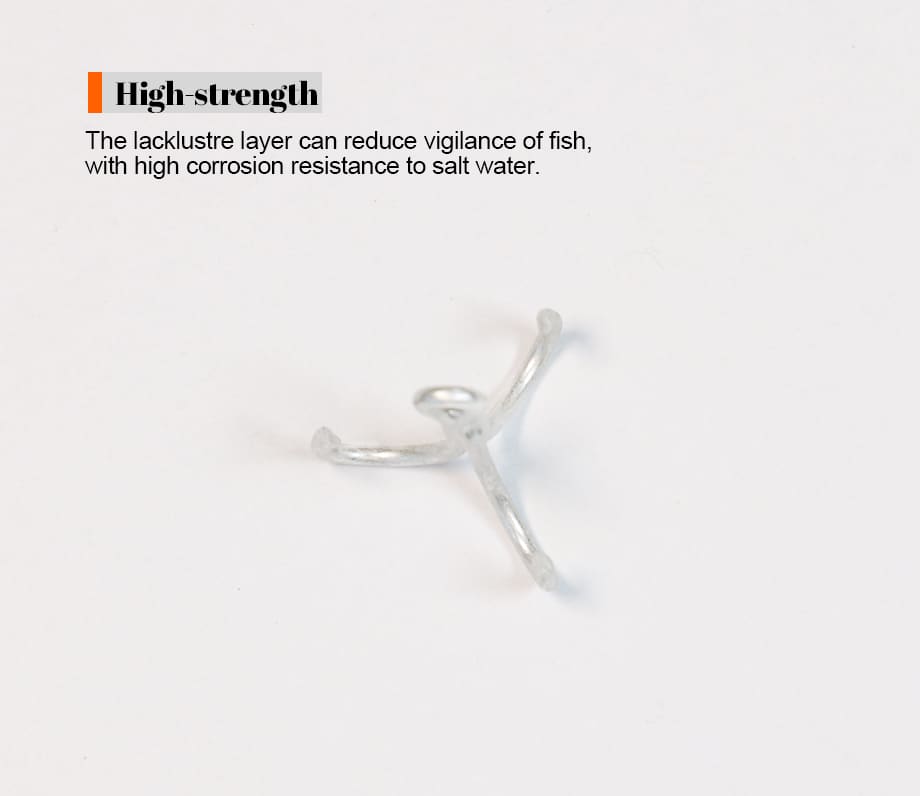 FJORD Factory Saltwater Hooks 4X Strengthen 2# 4# 6# Treble Assist Hooks Fishing Carbon Steel Shark Tuna Target River Position detail 4