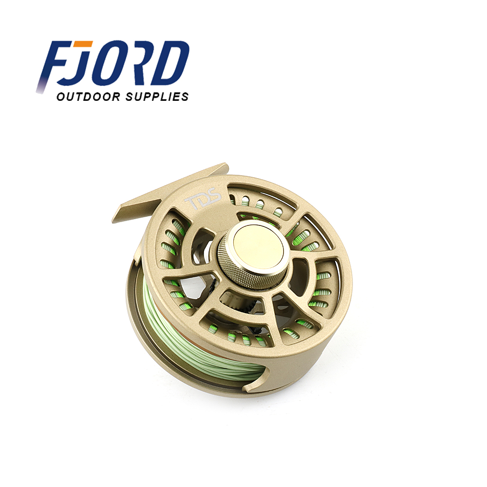 FJORD Fly Fishing Reel Left Hand Fast Action Large Arbor Stainless Steel Body Stream River Lake Fishing Reel