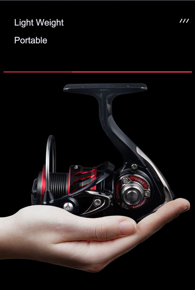 FJORD Spinning Reel Saltwater 9+1BB Carbon Fibre Double Cups Wheel Fake Bait Stream River Lake Right Hand 8-15kg Drag 5.2:1 Gear detail 1