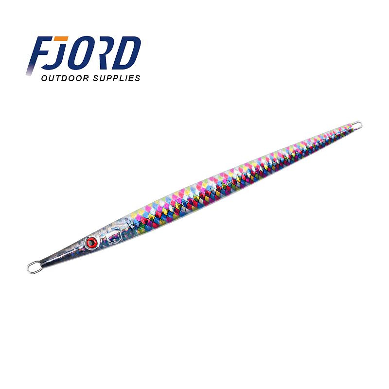 FJORD OEM 80g 100g Fast Sinking Vertical 3D Printed Jig Lure Saltwater and River Pike Target Shore Metal Jigging Lure detail 1
