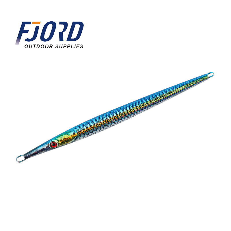 FJORD OEM 80g 100g Fast Sinking Vertical 3D Printed Jig Lure Saltwater and River Pike Target Shore Metal Jigging Lure detail 2