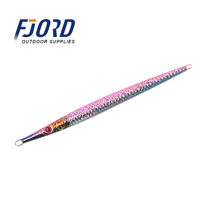 FJORD OEM 80g 100g Fast Sinking Vertical 3D Printed Jig Lure Saltwater and River Pike Target Shore Metal Jigging Lure detail 6