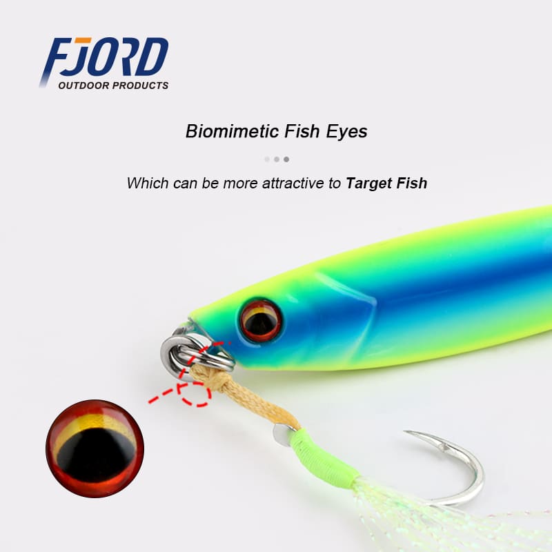 FJORD 2023 New Arrival Fishing Jigs UV Saltwater Jig Casting Lure 30g 40g 60g Glowing Metal Jigging Lures detail 6