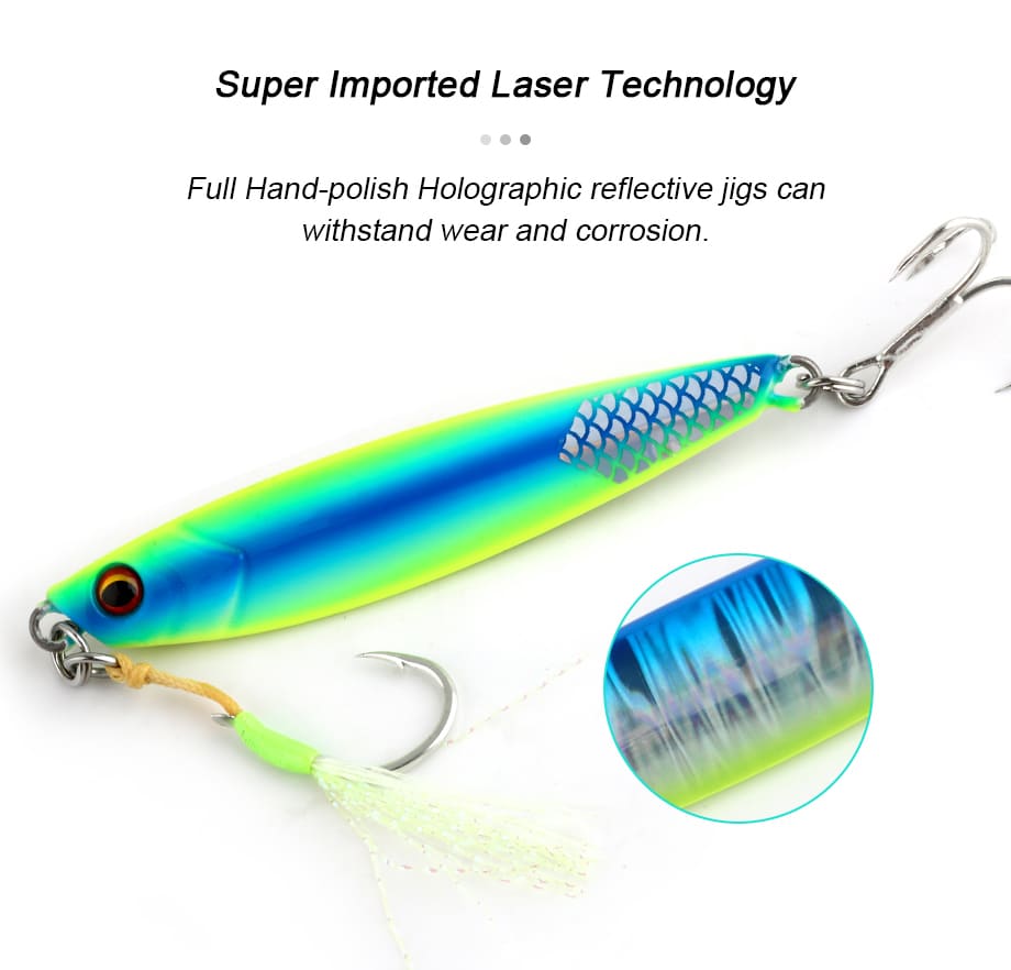 FJORD High Quality Stock  Jigging Lur 30G 40G 60G  Speed Jigging Lures Saltwater Fishing Lures Wholesale detail 4