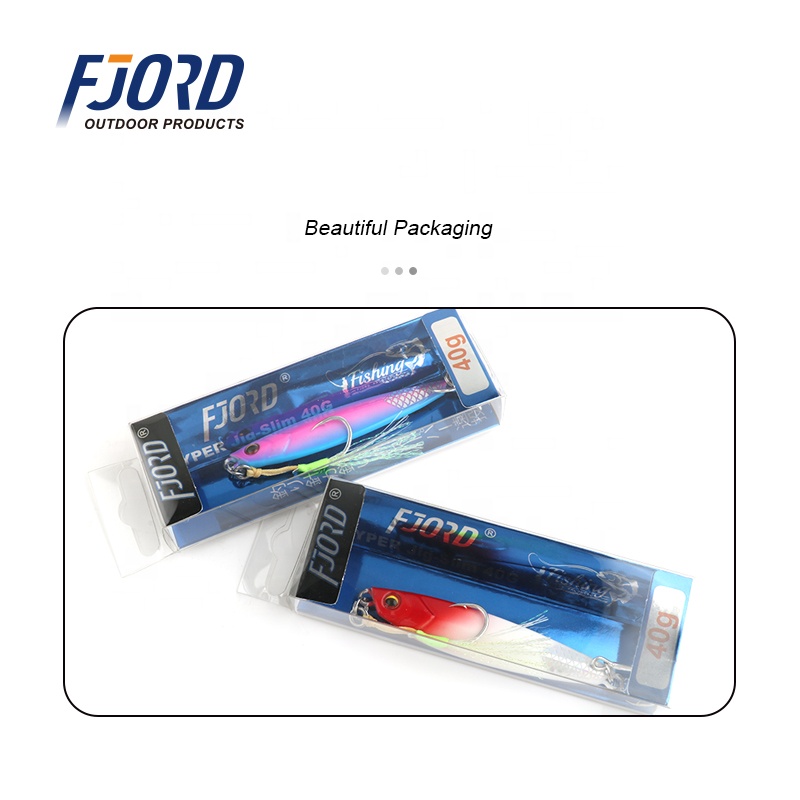 FJORD Metal Jig Fishing Lure 30g 40g 60g Shore Casting Jigging Lure Artificial Bait Saltwater Lures detail 7
