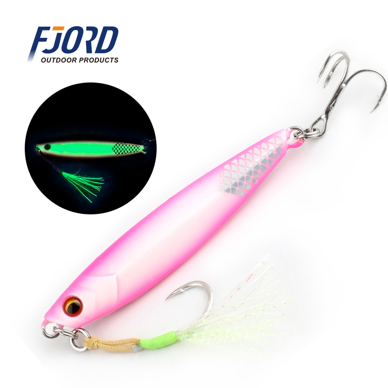 FJORD Metal Jig Fishing Lure 30g 40g 60g Shore Casting Jigging Lure Artificial Bait Saltwater Lures
