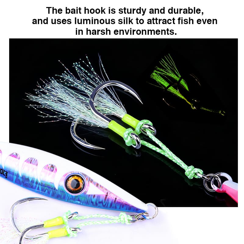 FJORD OEM Slow Pitch Jigs 300g 200g 150g 100g Metal Shore Jigging Fishing Jigs Saltwater detail 6