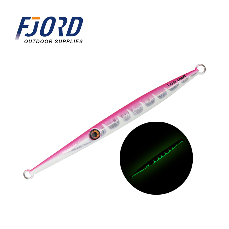 FJORD Wholesale High Quality Metal Jigging Lure 150g 200g Fishing Jigs Saltwater Jig Lure detail 7