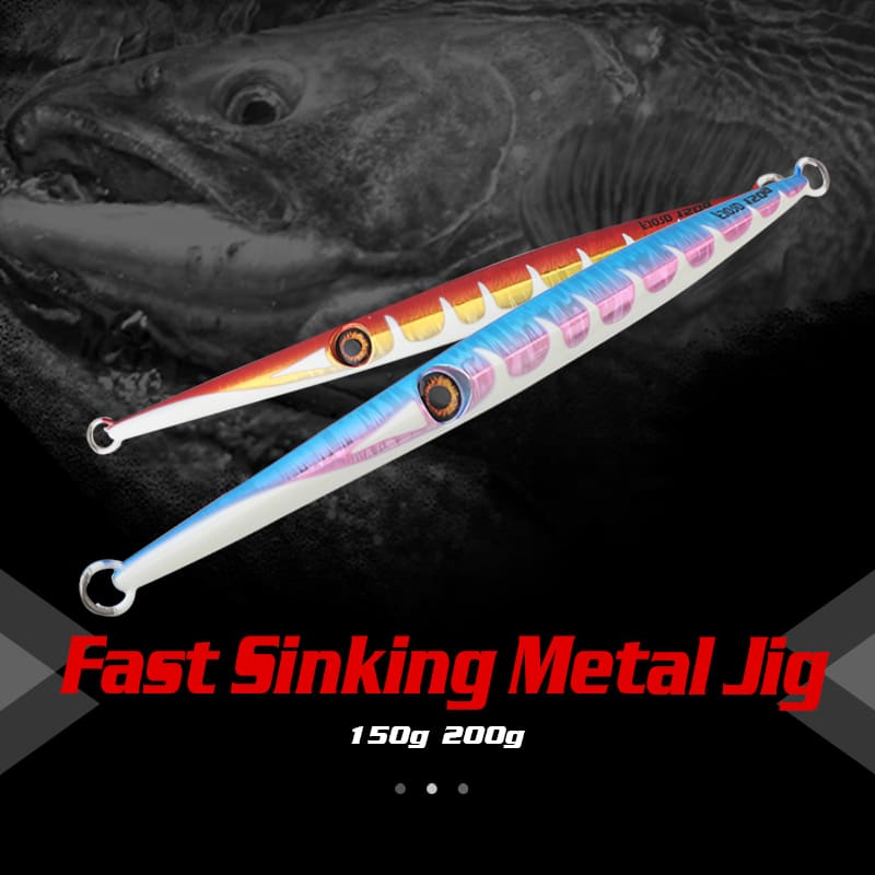 FJORD Customized Fishing Lures Jig Lure 150g 200g Jigging Lure New Feisgn Fast Sinking Jigs detail 4