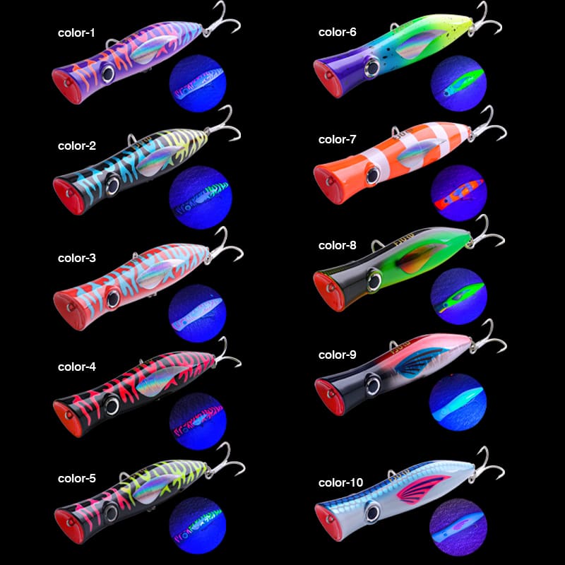 FJORD New Coming Fishing Poppers Squid Popper 82g 165mm Top Water Popper Lure Saltwater Fishing Lure detail 6
