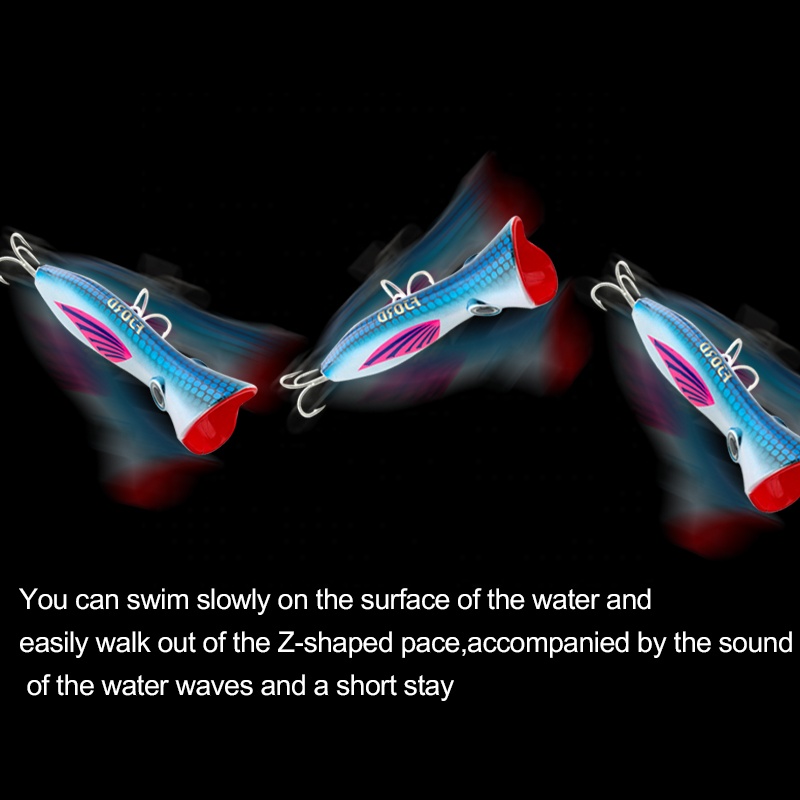 FJORD High Quality Stock Popper 82g 165mm Top Water Popper Fishing BaitLure Saltwater Fishing Lure Floating detail 4