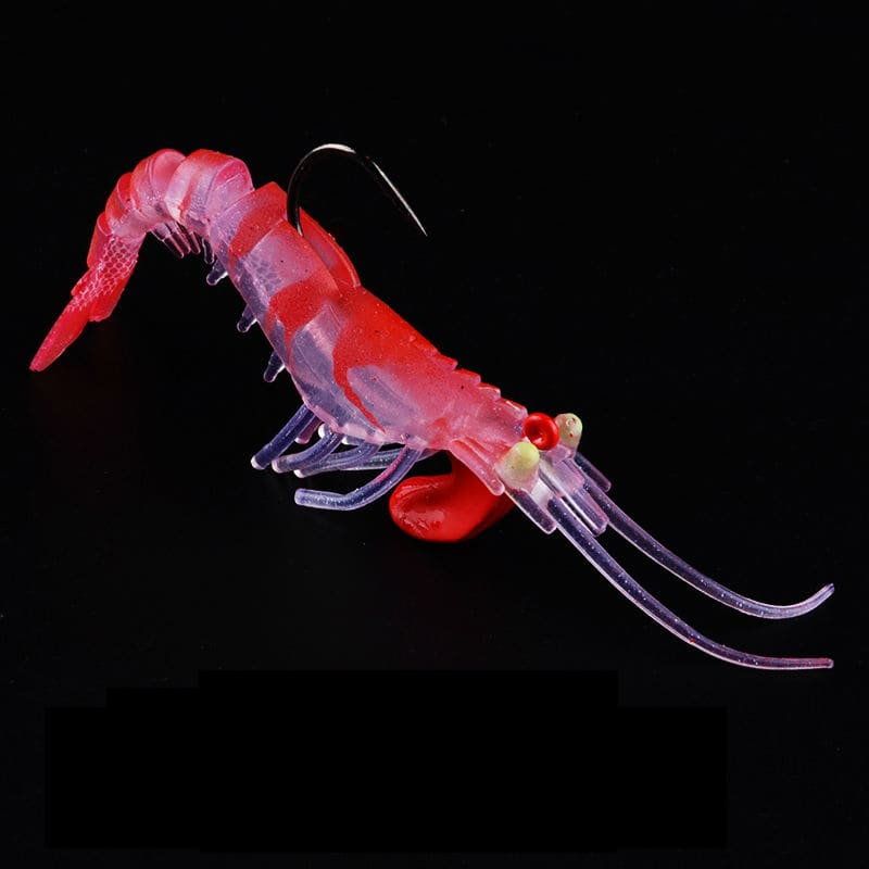 FJORD OEM Artificial Fishing Lure 6.5G/1.5G/17G Shrimp Lure with UV Effect Soft Shrimp Bait Jumping Shrimp detail 6