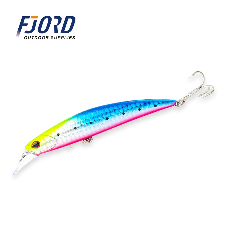 FJORD Wholesale Sinking Minnow Lure 27g 110mm Blank Lure Minnow Big Game Salt Water Sea Fishing