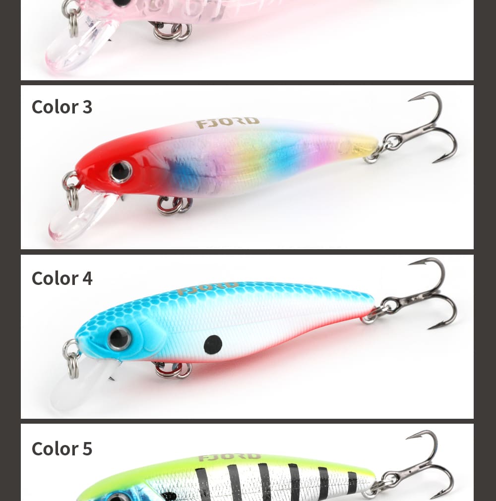 FJORD Oem Swimming Minnow Lure 4g 7g 10g 12g 55mm 66mm 77mm 88mm Suspending Fishing Lures Minnow detail 7