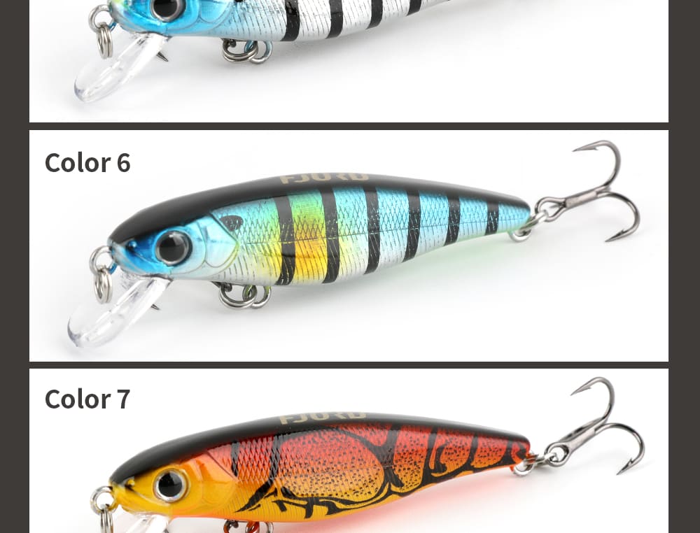 FJORD Oem Swimming Minnow Lure 4g 7g 10g 12g 55mm 66mm 77mm 88mm Suspending Fishing Lures Minnow detail 8