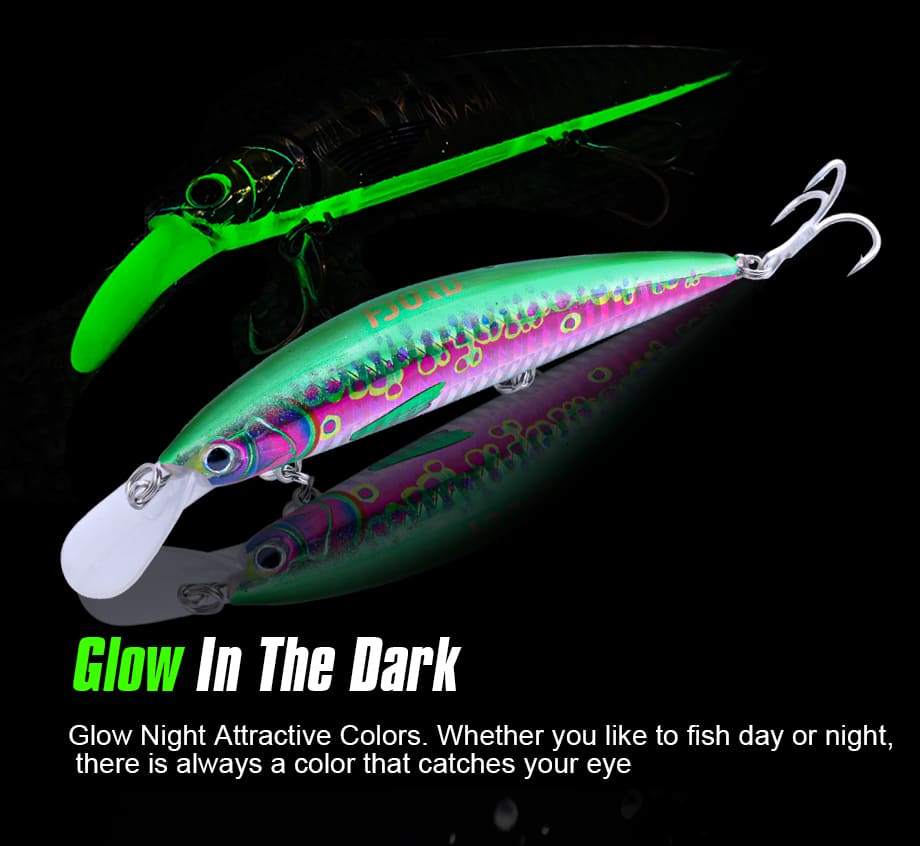 FJORD New Fishing Lure 90mm 29g Long Casting 3D Color Fishing Minnow Sinking Sea Bass Lure detail 8