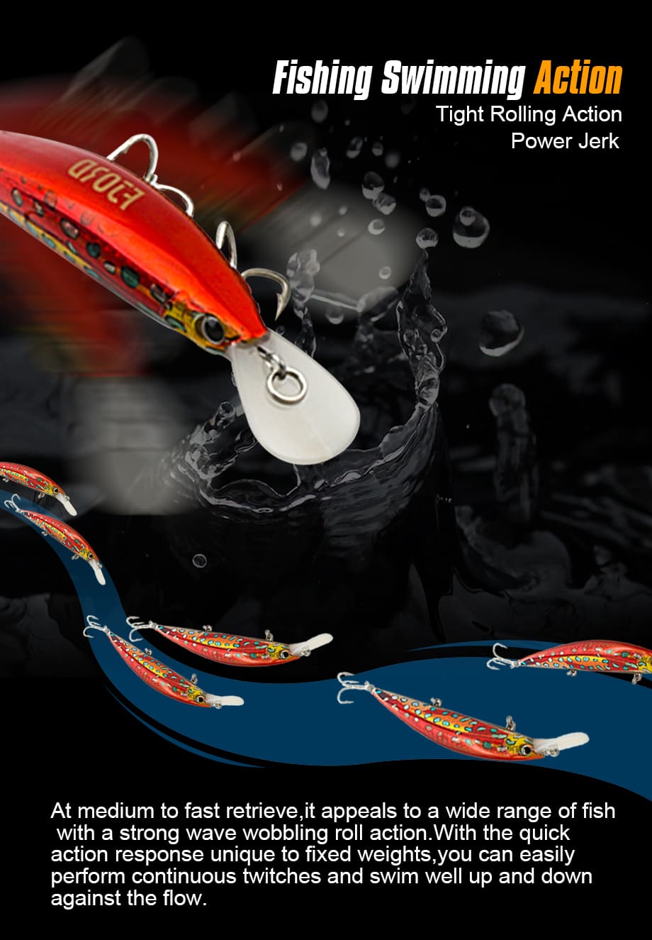 FJORD Glowing Lure 90mm 29g with 3D Color Minnow Lure Saltwater Fishing Minnow Bass Lures detail 7