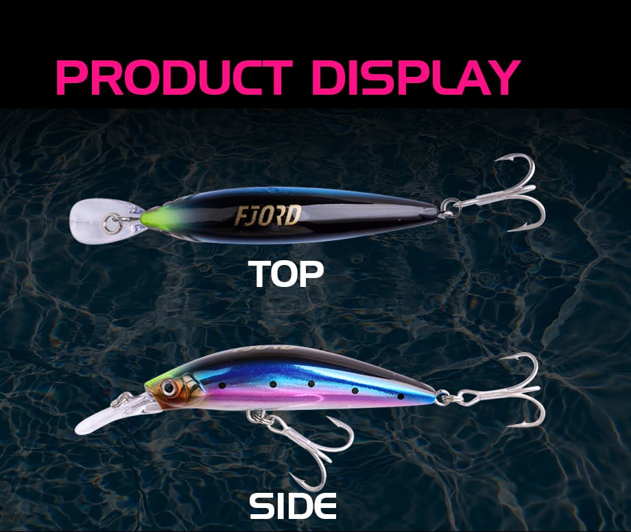 FJORD Stock Sinking Little 7Cm Minnow Lure 17g Fishing 3D Print Lures Japan Jerkbait Perch Twitching Lure detail 8