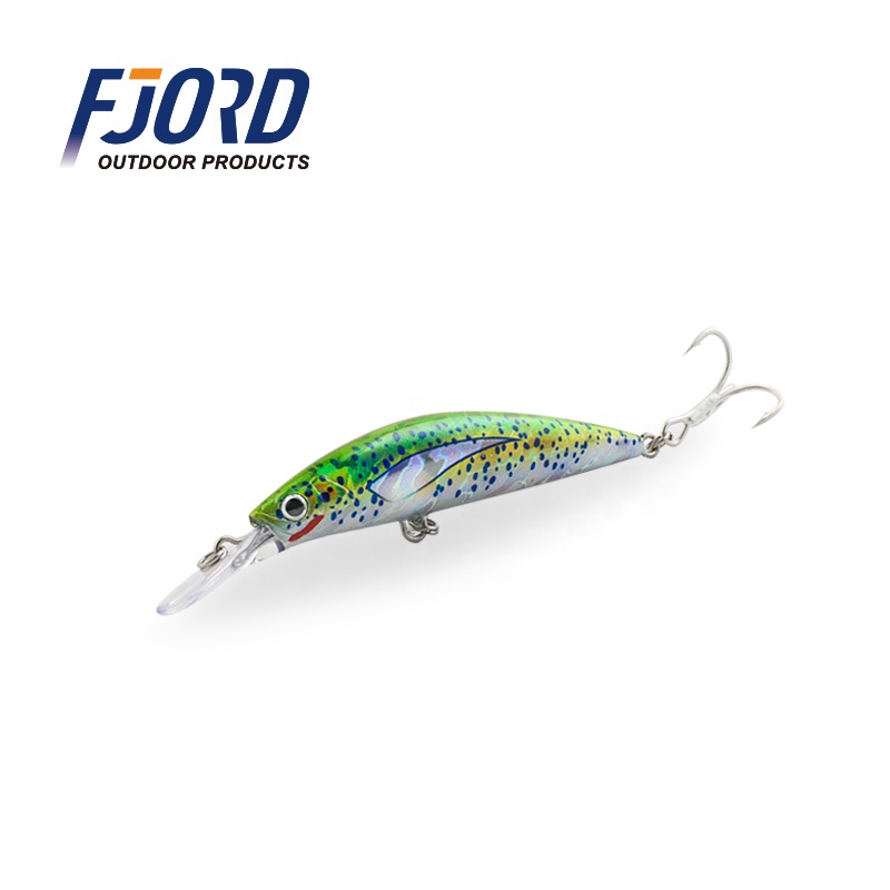 FJORD New Design Sinking Minnow Lure 17g 70mm 3D Printing Color Luminous Fishing Lures