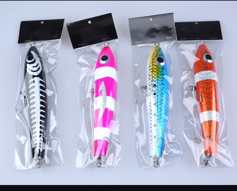 FJORD High Quality 60g 100g Wood Pencil Lure Long Casting Topwater Fishing Lure Sea Lures for Saltwater Fishing detail 1
