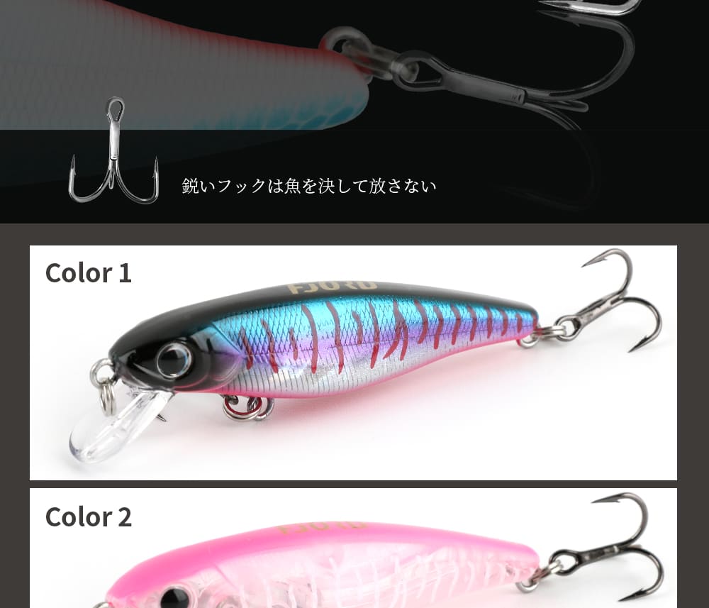 FJORD Oem Swimming Minnow Lure 4g 7g 10g 12g 55mm 66mm 77mm 88mm Suspending Pike Fishing Abs Plastic Hard Fishing Lure Minnow detail 2
