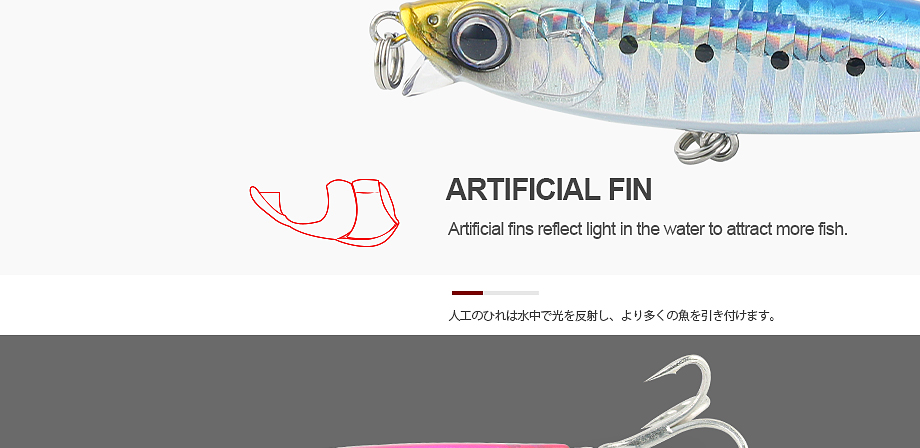 FJORD Minnows Lure Height Quality 8cm Sinking Minnow Lure detail 1
