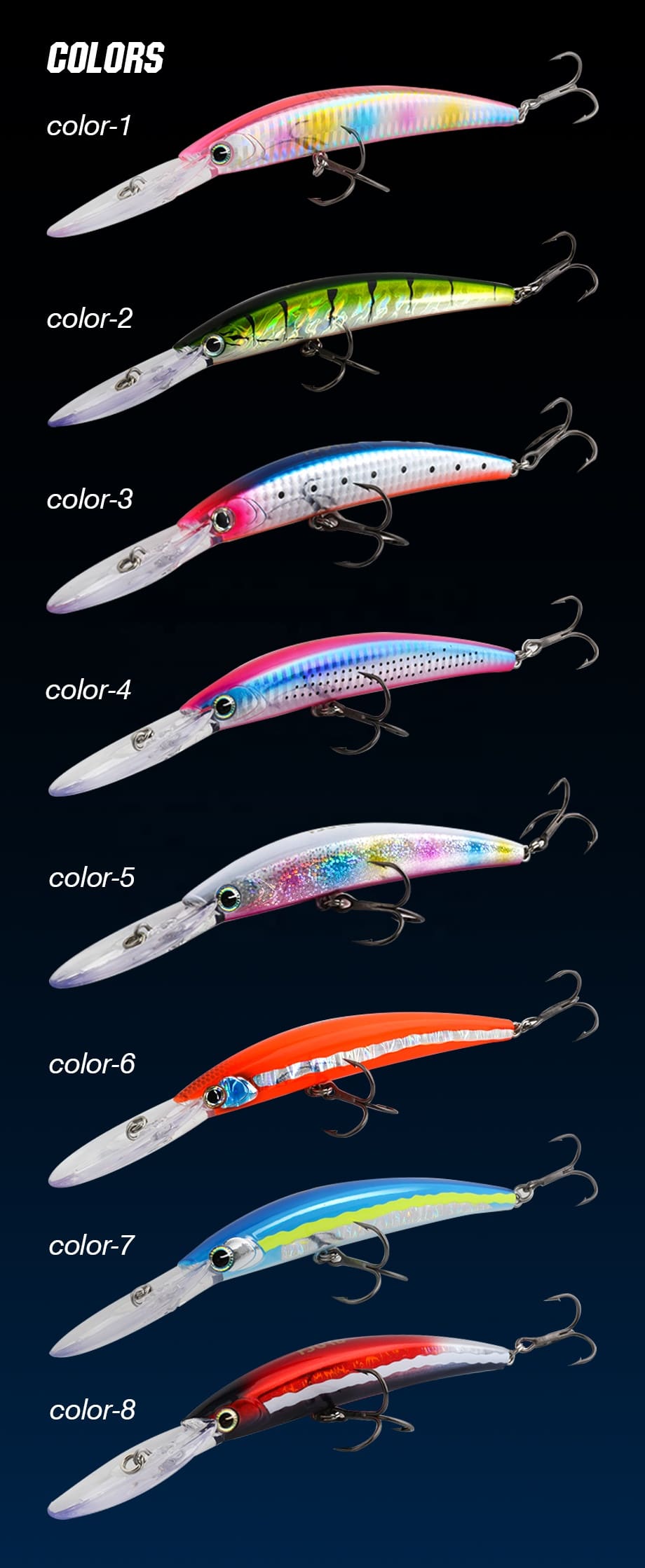 FJORD High Quality Floating Minnow Fishing Lure 17g 110mm Saltwater Lure Bass Trolling Lures detail 4