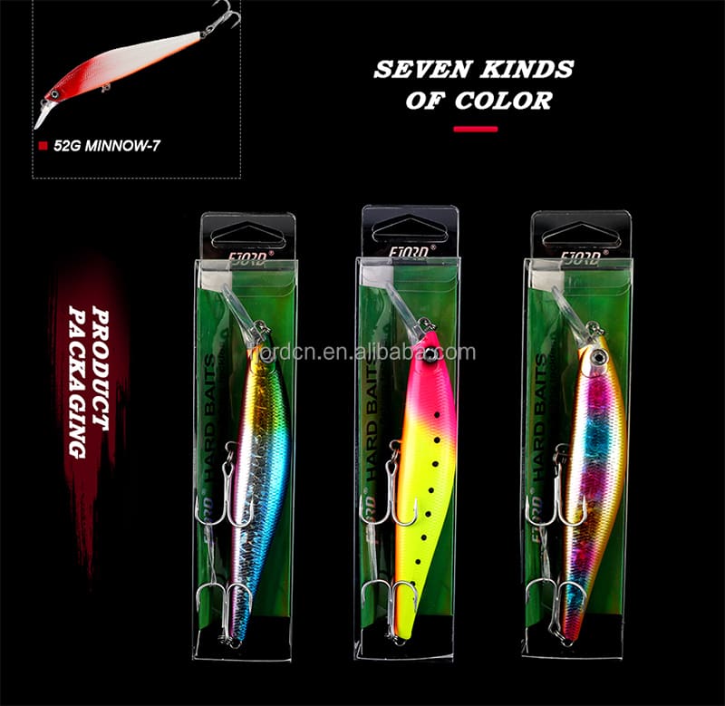 FJORD Whosale Heavy Sinking Lure 130mm 52g the Producers Best Sea Bass Fishing Minnow Lure detail 1