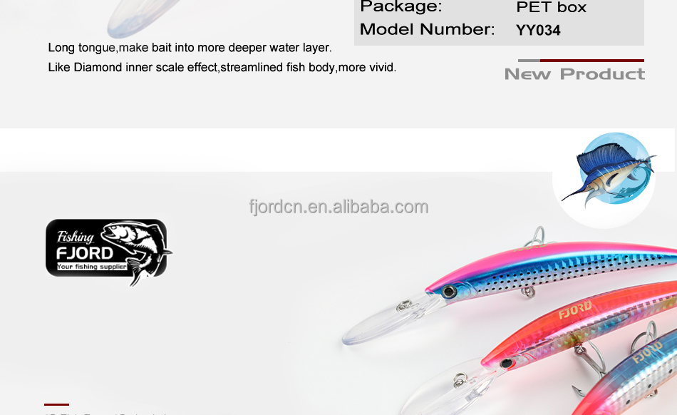 FJORD New Color Floating Minnow Fishing Lure 17g 110mm Saltwater Lure Bass Trolling Lures for Sea Fishing detail 6