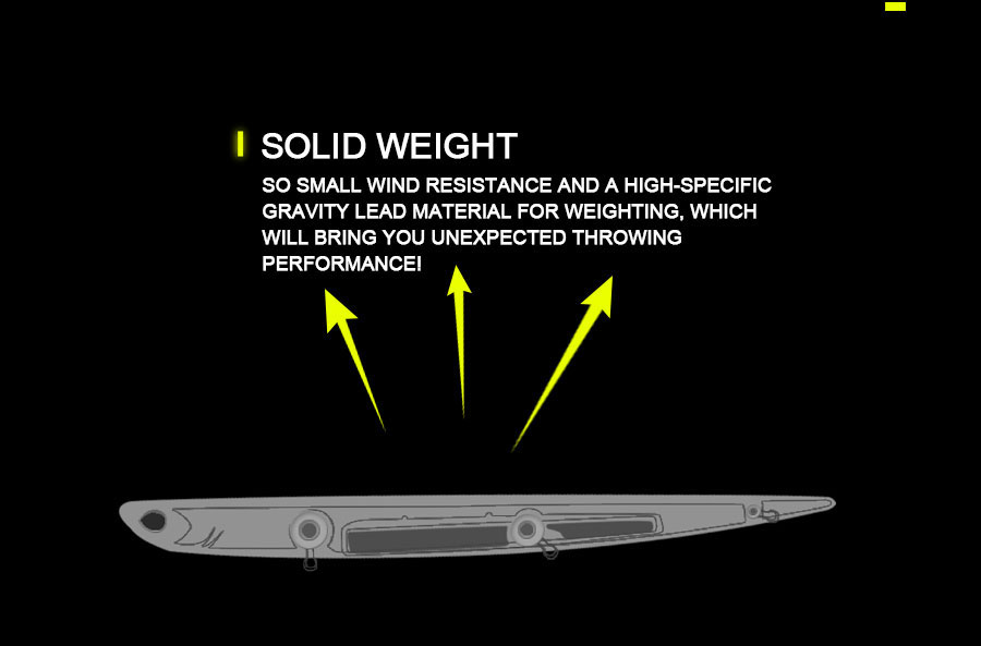 FJORD High Quality Sinking Stick Bait Pencil Fishing Lure 20g 100mm Bass Saltwater Lures detail 2