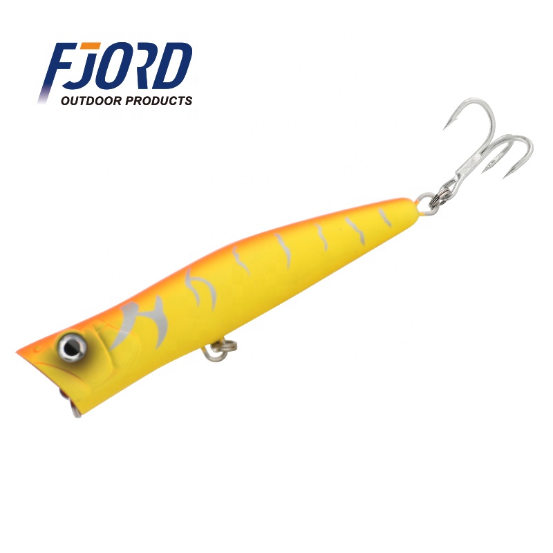 FJORD 57g 140mm Floating Popper Lure TopWater Fishing Lures for Bass Fishing Sea Fishing Lures