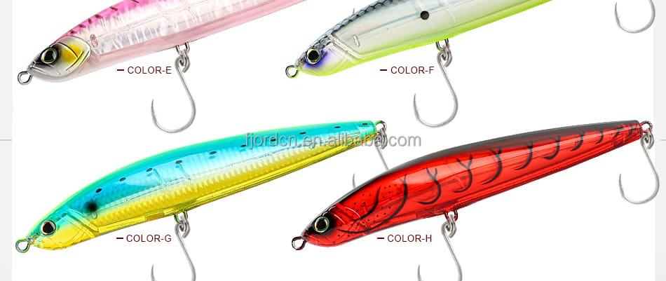 FJORD High Quality Floating Pencil Lure 64g 200mm Hard Plastic Lures for Tuna Fishing Saltwater Lures detail 7