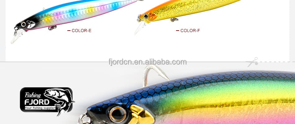 FJORD Wholesale 22g 120mm Super Long Casting Tungsten Beads With Spring System Fishing Minnow Lures Saltwater Lures detail 4