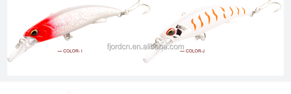FJORD 90mm 50g Heavy Sinking Minnow Lure Saltwater Lures With UV Light Fishing Minnow detail 5