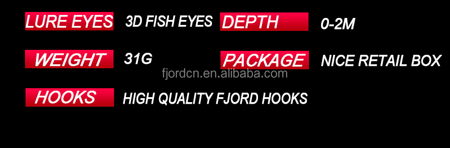 FJORD New Customized Heavy Sinking Minnow Saltwater Fishing Lures 31g 90mm New Lures for Sea Fishing detail 7