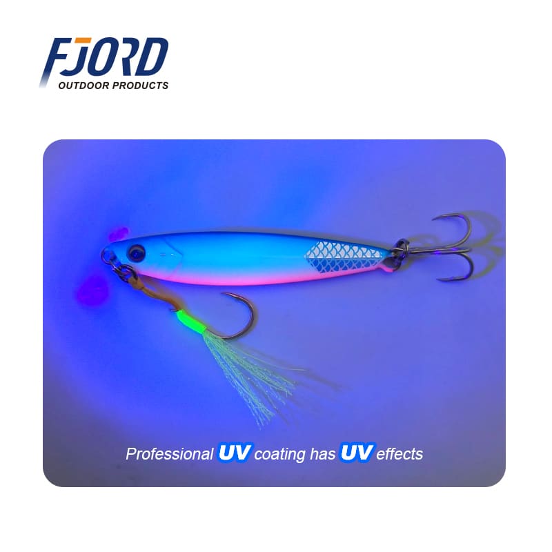 FJORD Luminous Jig 30G 40G 60G Metal Lure Saltwater Jig for Long Casting Slow Pitch Jigs detail 4