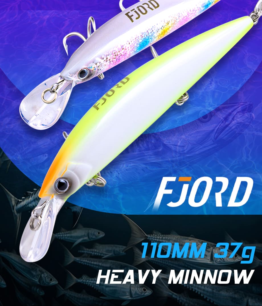 FJORD New UV Lures 110mm 37g Glow OEM Sea Fishing Lure for Saltwater detail 1