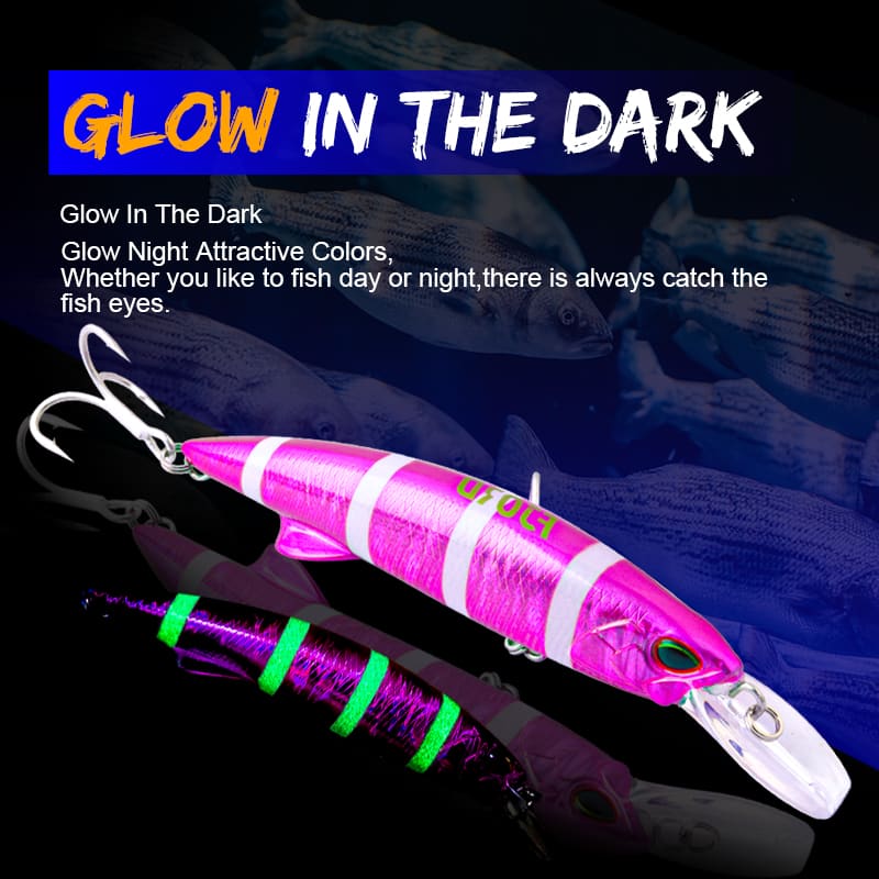 FJORD High Quality ABS Plastic Hard Lures 110mm 64g Fishing Minnow Sinking Lures for Saltwater detail 2