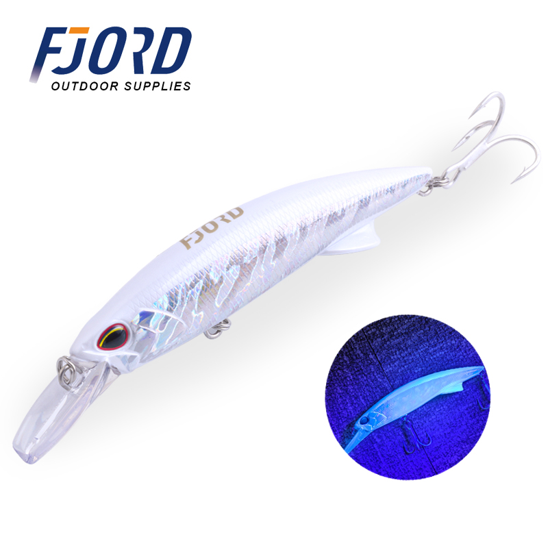FJORD High Quality ABS Plastic Hard Lures 110mm 64g Fishing Minnow Sinking Lures for Saltwater