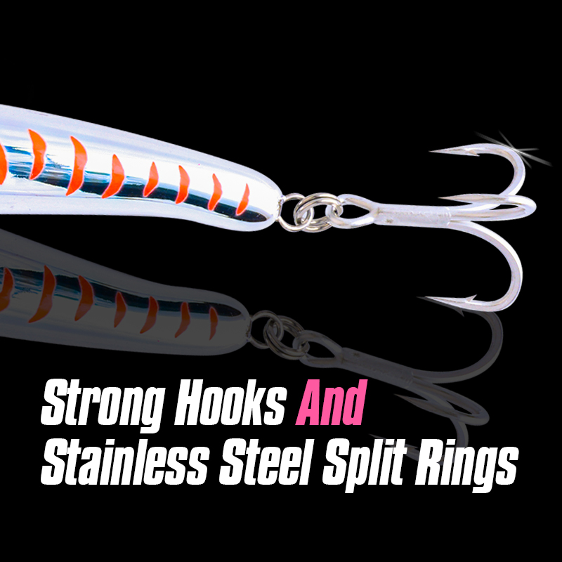 FJORD Luminous 33g Floating Minnow Hard Lures 160mm 3D Simulation Eyes Trolling Fishing Baits in Freshwater detail 4