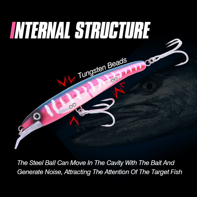 FJORD New Deep Depth Luminous Trolling Minnow Baits 160mm 33g Hard Plastic Floating Minnow Lures for Freshwater Fishing detail 2
