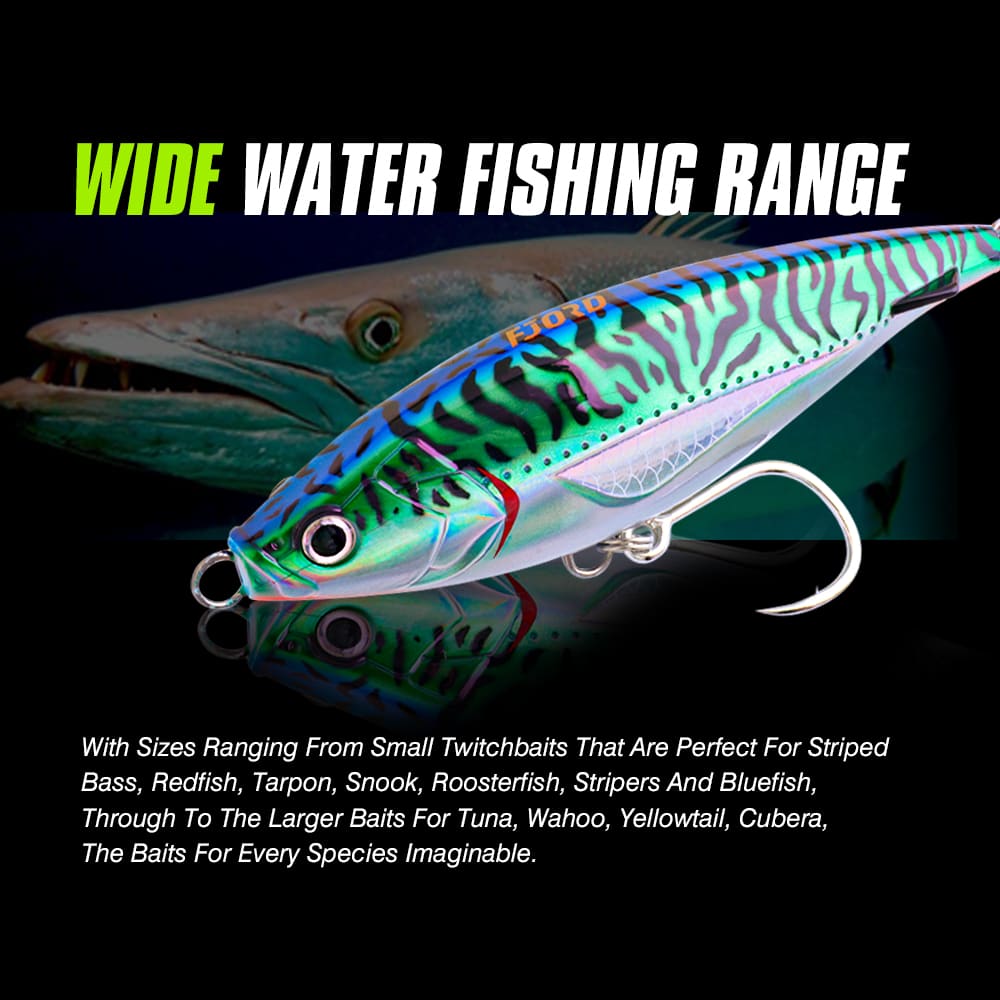 FJORD OEM150mm 86g Pencil Lure  Saltwater UV Trolling Lures Fishing Big Game Tuna Marlin Lures detail 1