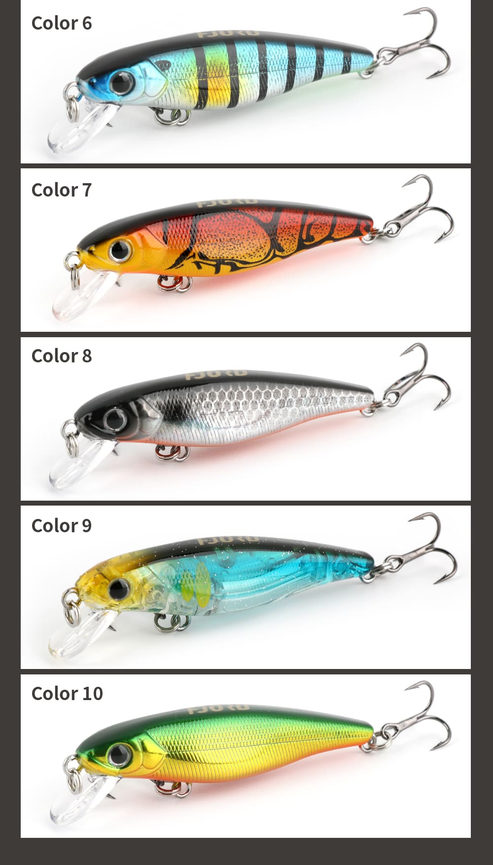 FJORD 12g 88mm Floating Minnow Lure Wholesale Hard Bait Jerk Bait Plastic Fishing Lure detail 7
