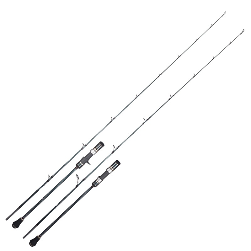 FJORD OEM 1.91m Carbon Slow Jigging Rod Fuji Rings Solid Black K Bracket Sea Stream Lure for  GT/Grouper/Tuna Fishing Techniques