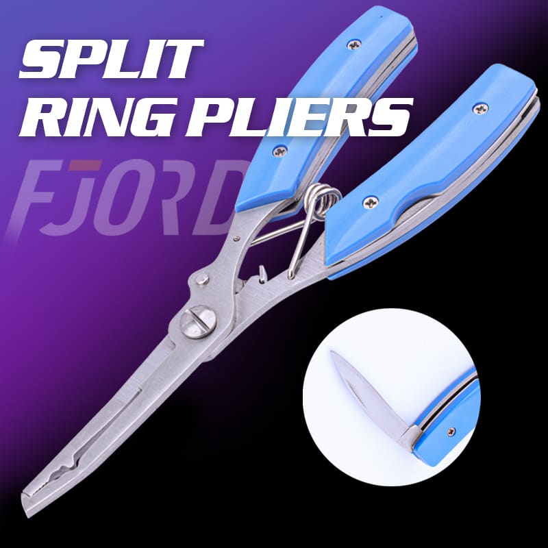 Stainless Steel Long Nose Pliers Multi Functional Camping Fishing Tools With Sheath detail 1