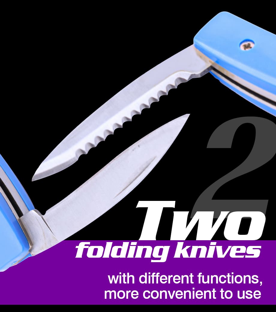 Stainless Steel Long Nose Pliers Multi Functional Camping Fishing Tools With Sheath detail 2
